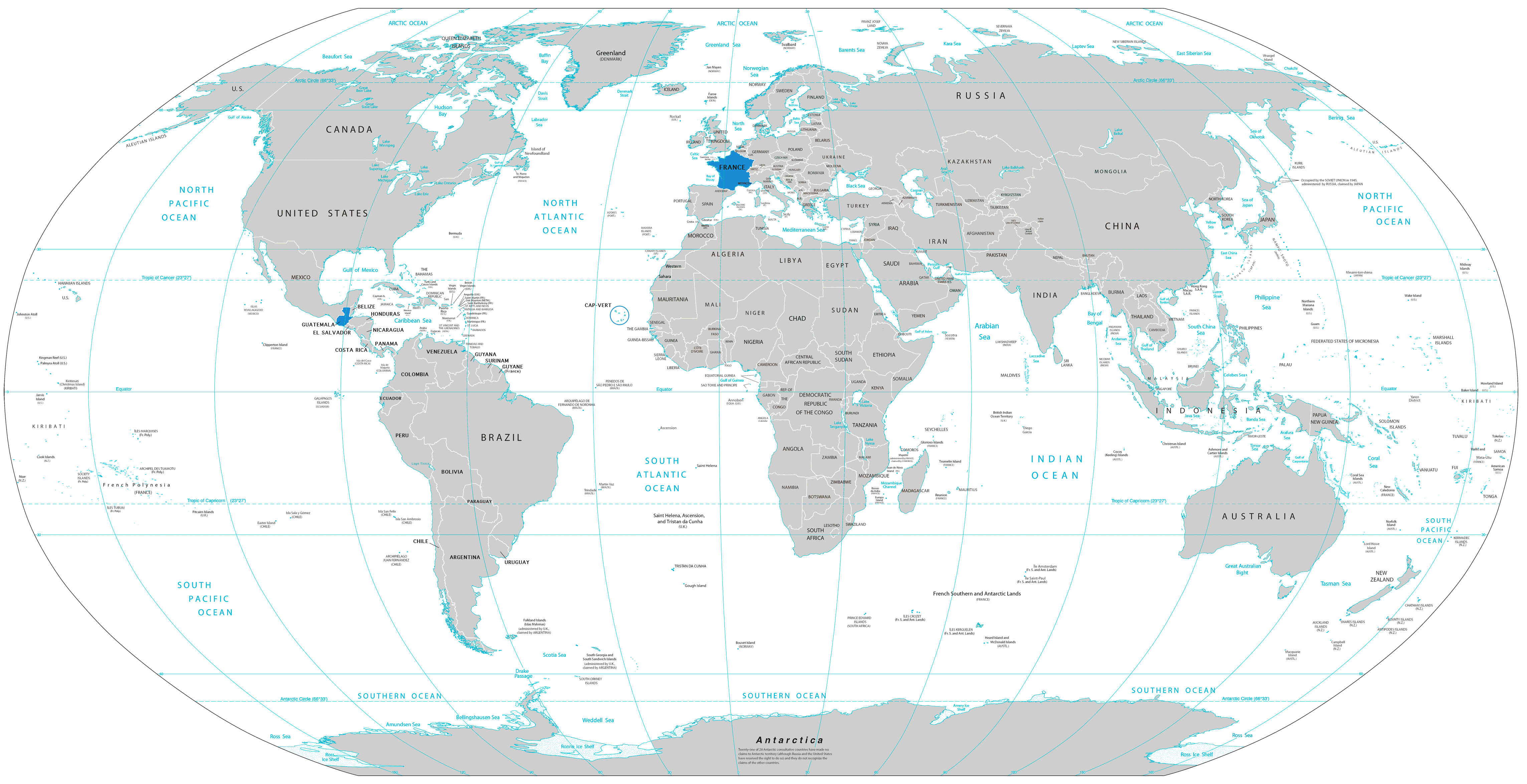  Carte Guatemala dans le Monde 