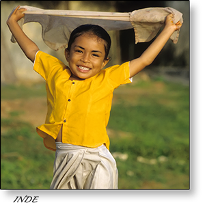 Fillette - Kovalam - Inde